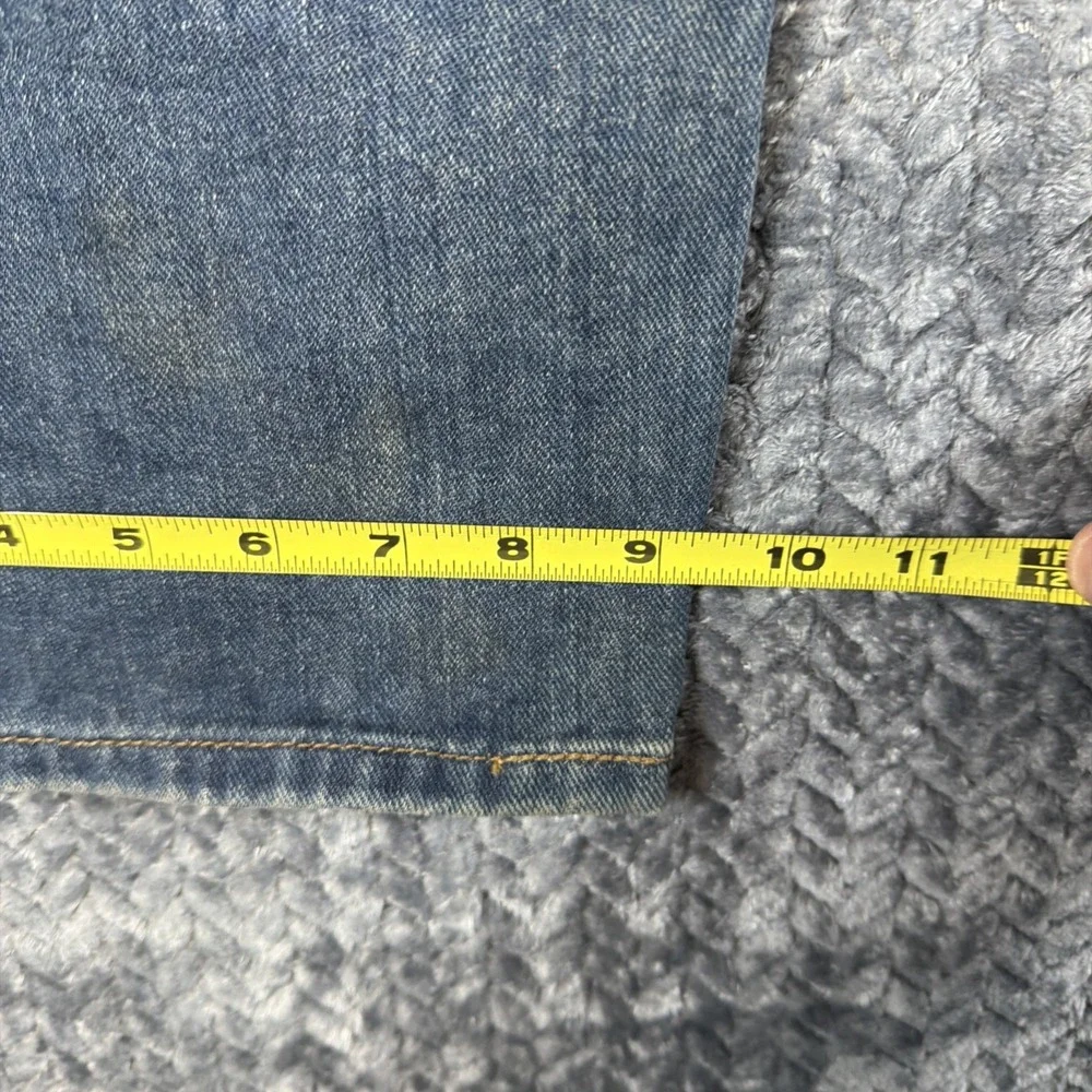 Signature Levis‎ Strauss Jeans Mens 40x30 Blue Dark Wash Cotton Stretch Athletic